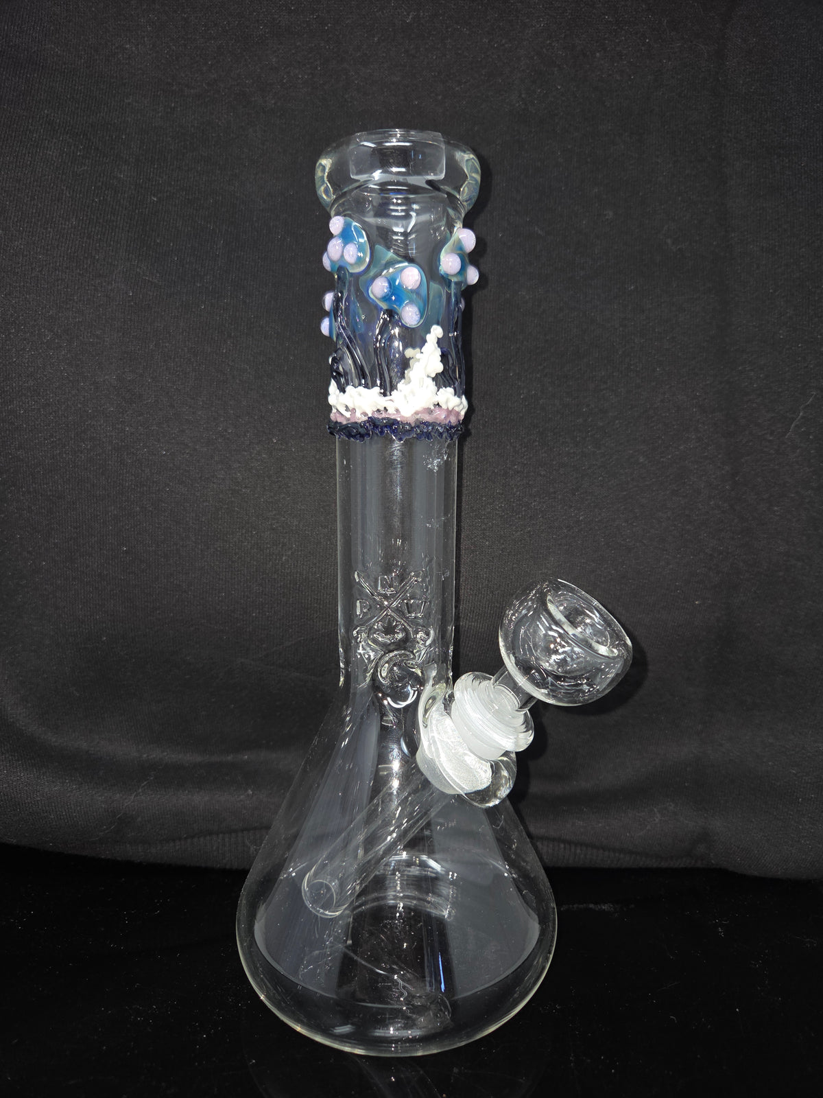 9" 32x4 Clear Mushroom Beakers