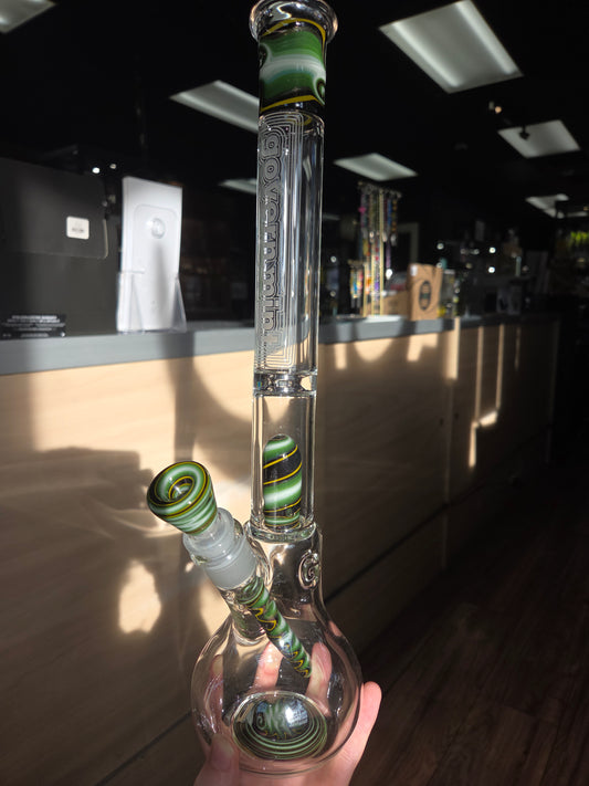 Slob x Governmint Glass Bell Bottom Dome Perc Tube