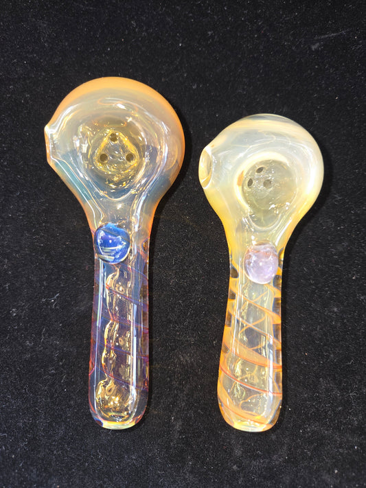 Kitchen Glass Fumed 3 Hole Spoons