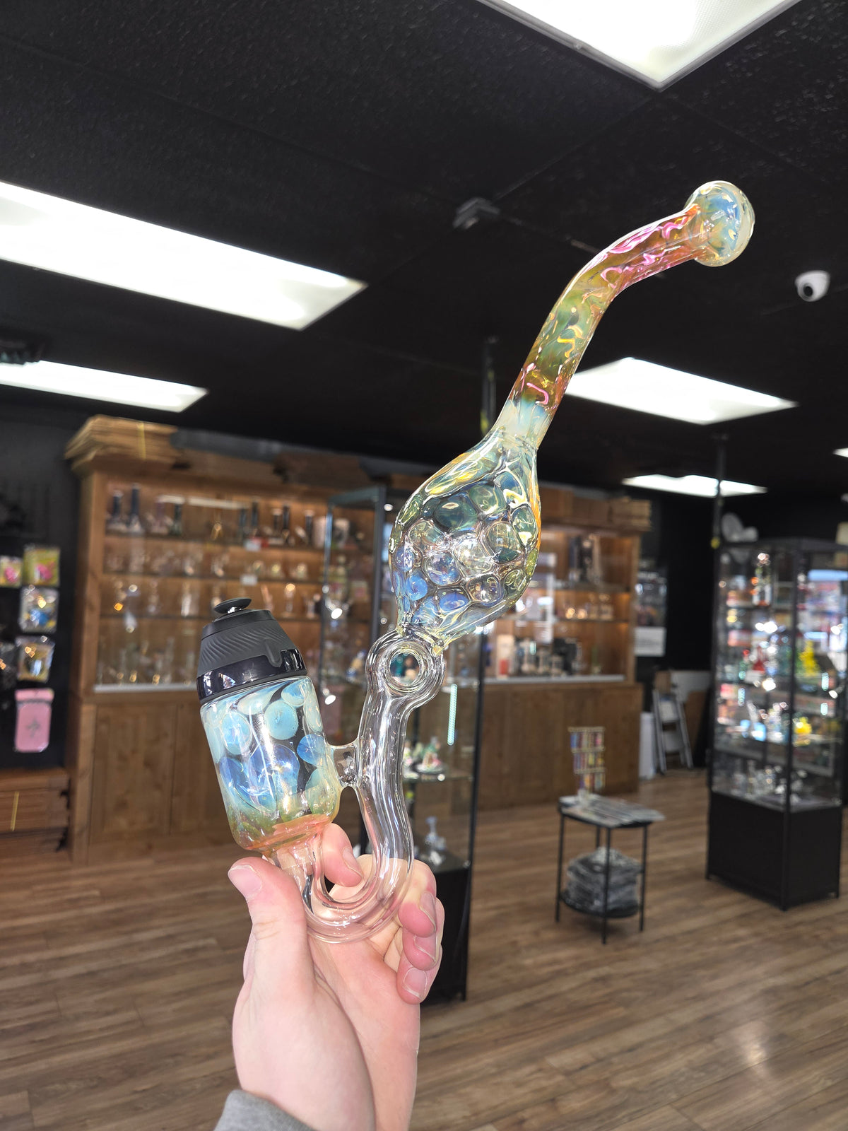 Gold/Silver Fumed Proxy Sherlock Bubbler