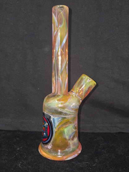 Glass Smith Fumed Fillacello Sake Bottle