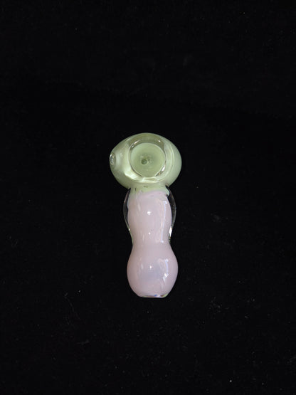 3.5" Milky Slyme Two-Tone Hand Pipe