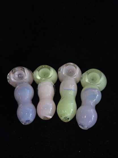 3.5" Milky Slyme Two-Tone Hand Pipe