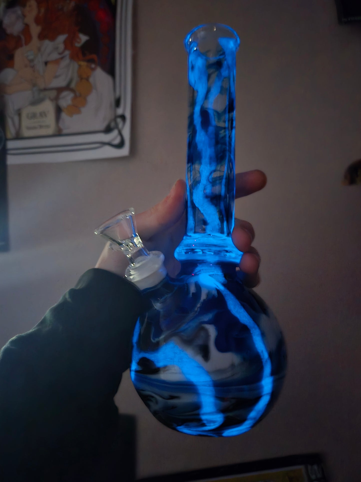 Oregon Made Glass Round Bottom 10" Tubes - Fixed Stem