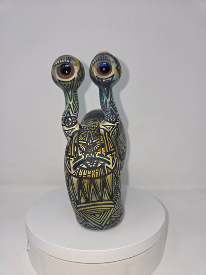 Dabber Jones x Sam Cloutier 2023 Fully Carved Gary the Snail Rig