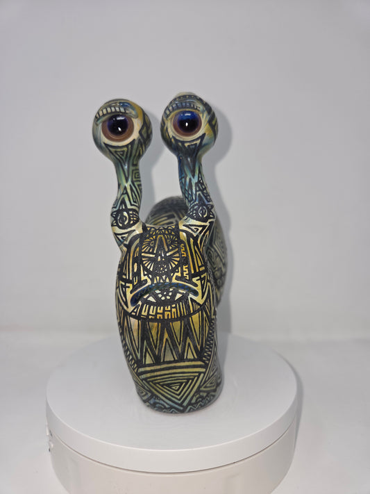 Dabber Jones x Sam Cloutier 2023 Fully Carved Gary the Snail Rig