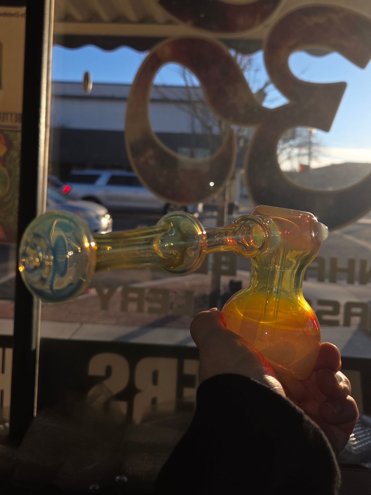 Chris Drags Fumed Hammer Bubbler