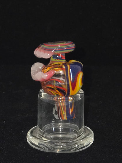 Worked Bubble Caps w/Teeth