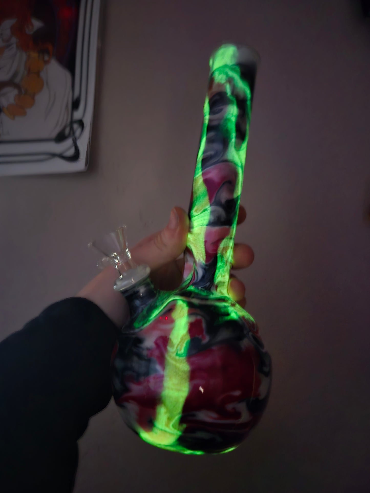 Oregon Made Glass Round Bottom 10" Tubes - Fixed Stem