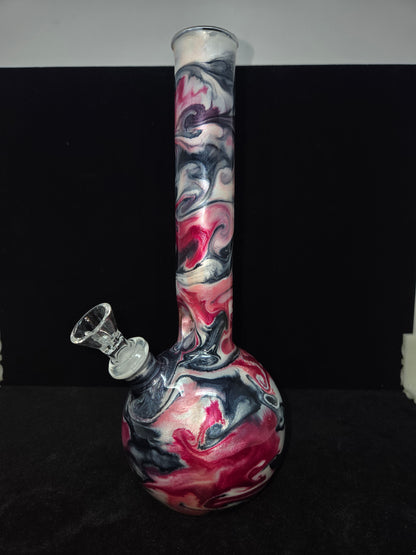 Oregon Made Glass Round Bottom 10" Tubes - Fixed Stem