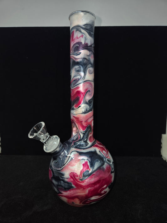 Oregon Made Glass Round Bottom 10" Tubes - Fixed Stem