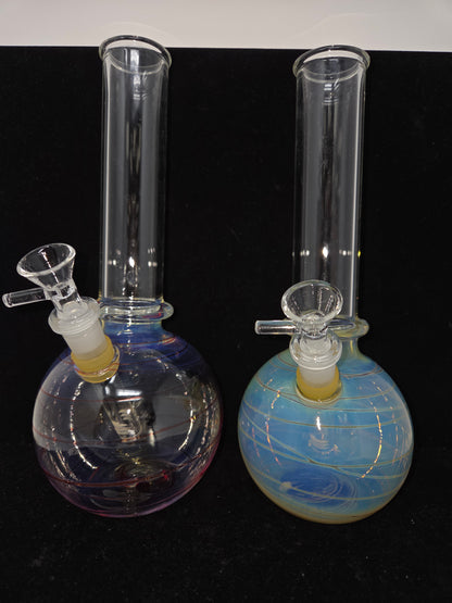 Oregon Made Glass Round Bottom 10" Tubes - Downstem
