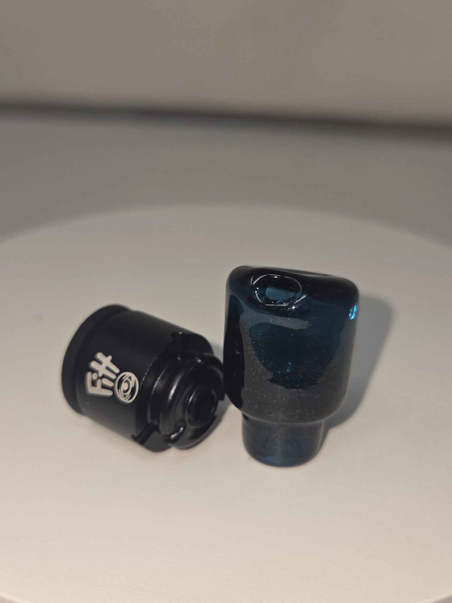 Empty Glass Pivot Tops w/ Ryan Fitt Adapter