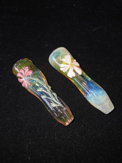 Lyric Glass Flower Chillums