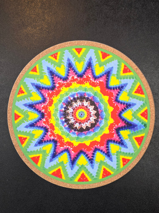 Mattitude Mats 7" Round- Tie Dye