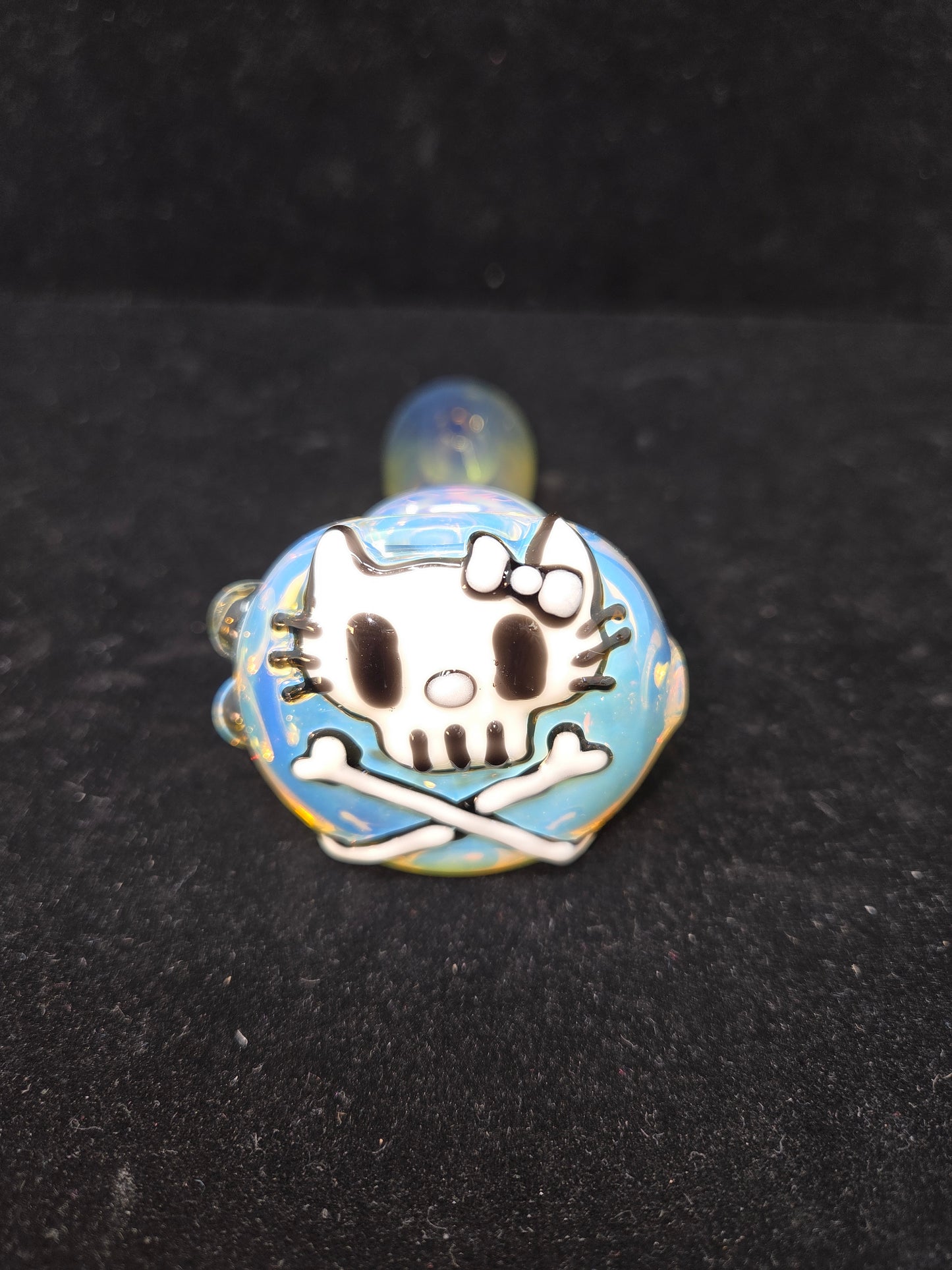 Waynes Glass Fumed Character Spoon Pipes