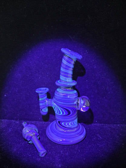 Andy G UV Line Worked Jammer Tube w/ Bubble Cap