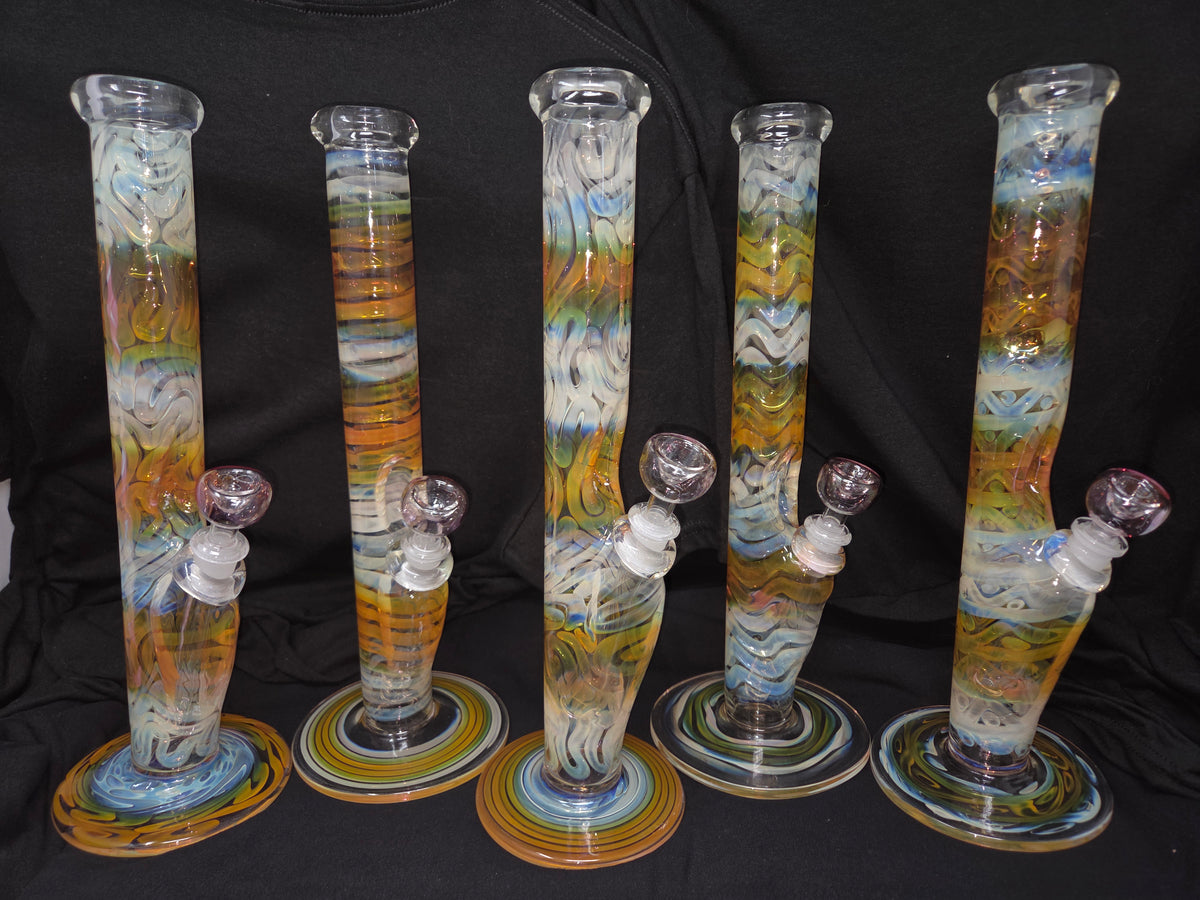 14" 38x4 Fully Gold/Silver Fumed Straight Tubes