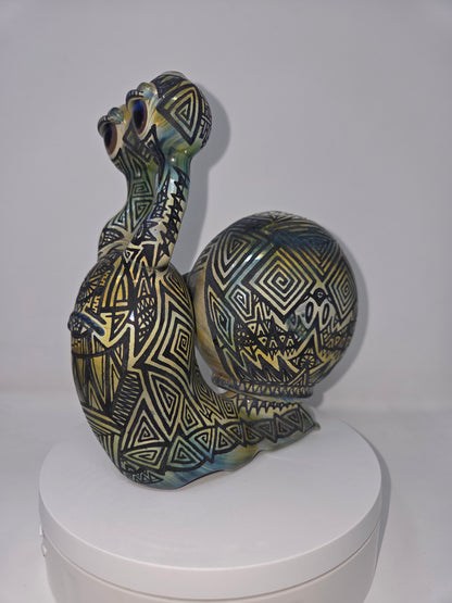 Dabber Jones x Sam Cloutier 2023 Fully Carved Gary the Snail Rig