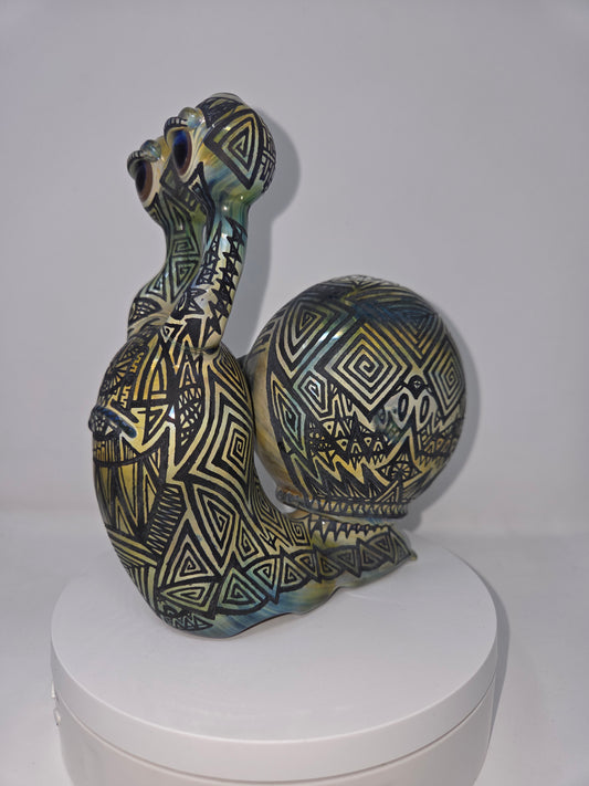 Dabber Jones x Sam Cloutier 2023 Fully Carved Gary the Snail Rig