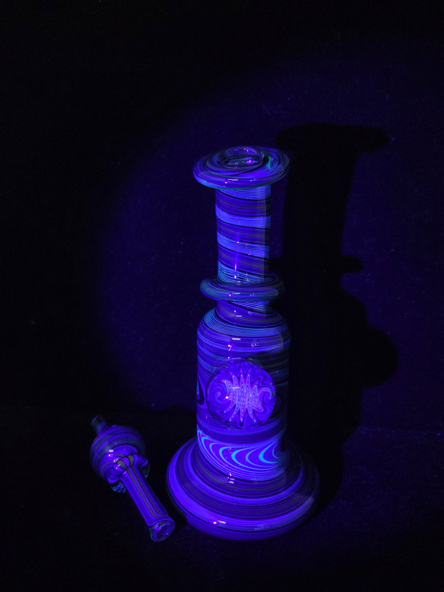 Andy G UV Line Worked Jammer Tube w/ Bubble Cap