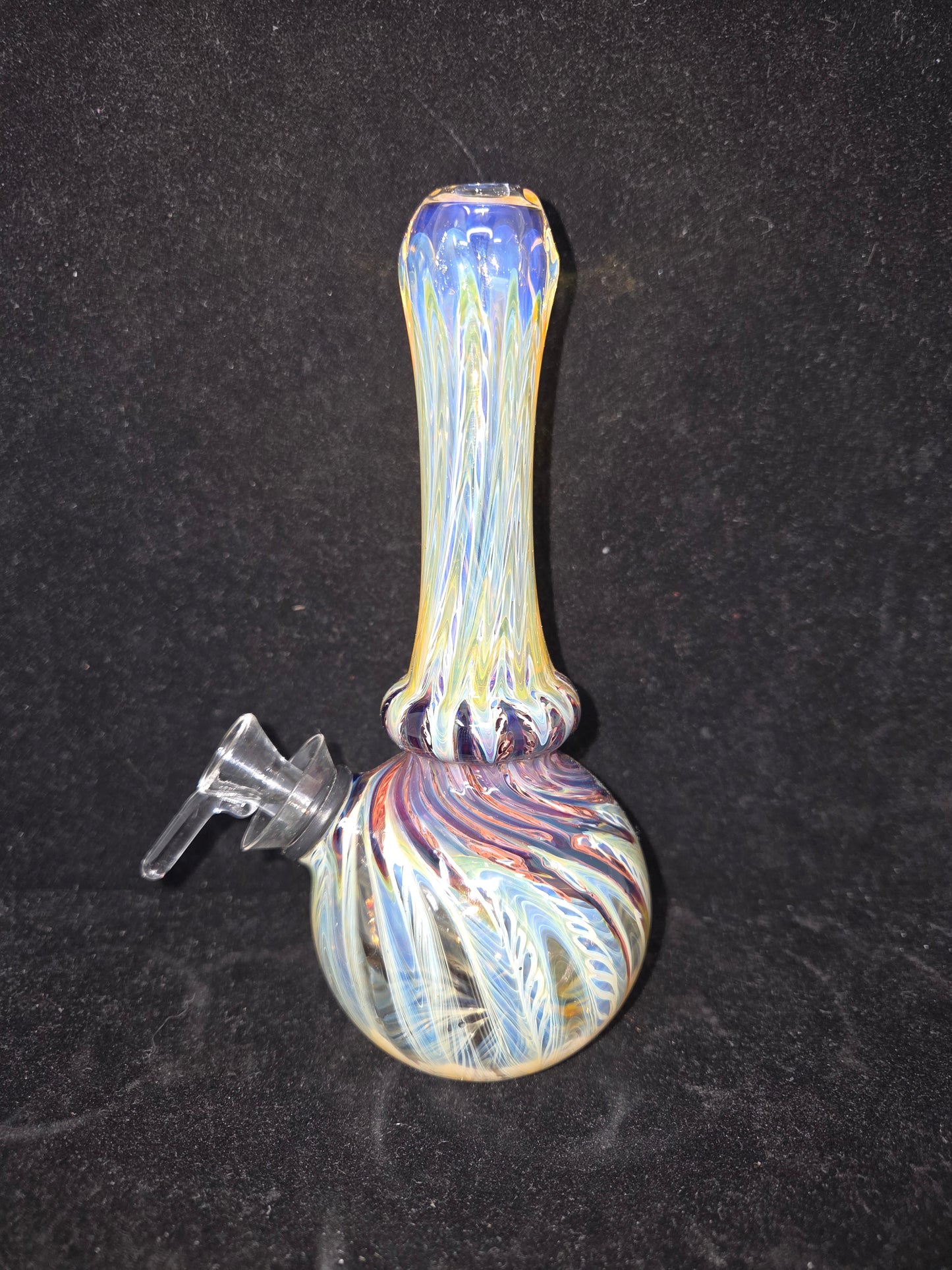 Oregon Made Glass Mini Round Bottom 6" Tubes - Pull Stem