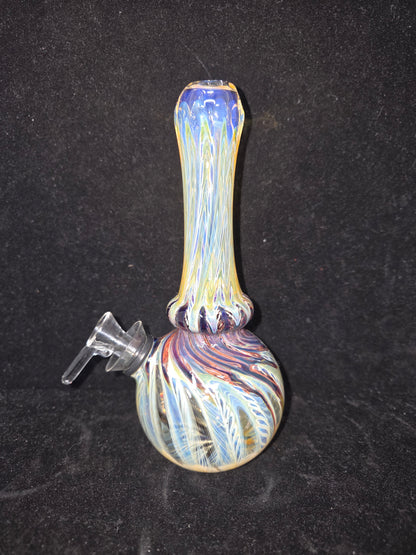 Oregon Made Glass Mini Round Bottom 6" Tubes - Pull Stem