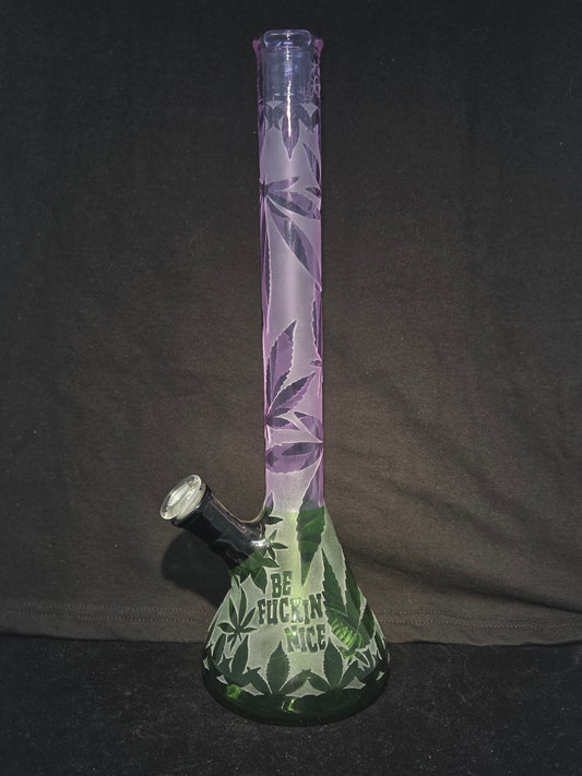 Wil Glass x Liberty 50G Sandblasted "BFN" Beaker