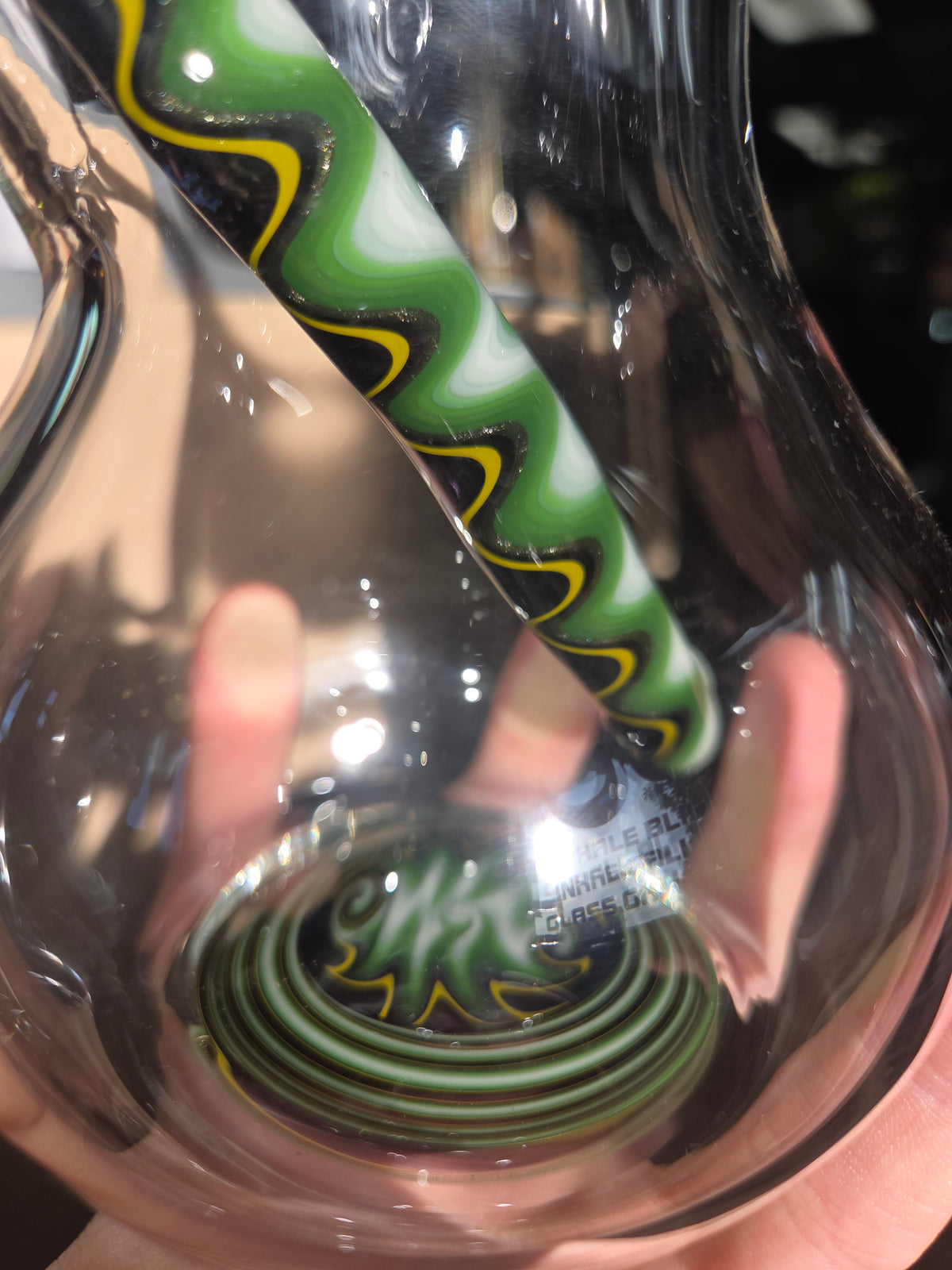 Slob x Governmint Glass Bell Bottom Dome Perc Tube