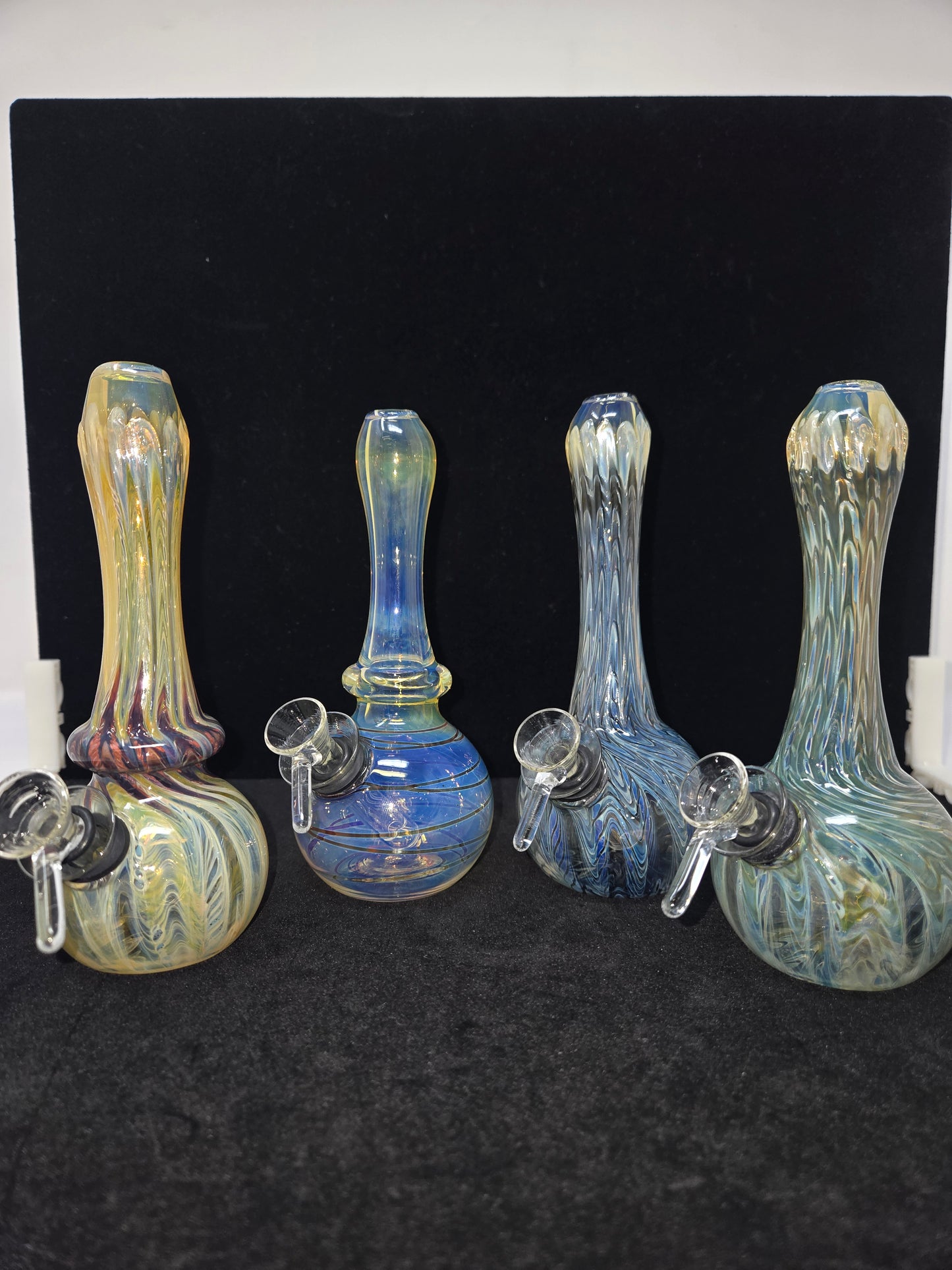 Oregon Made Glass Mini Round Bottom 6" Tubes - Pull Stem