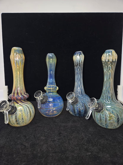 Oregon Made Glass Mini Round Bottom 6" Tubes - Pull Stem