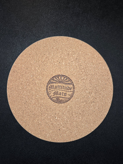 Mattitude Mats 7" Round- With or Against Me