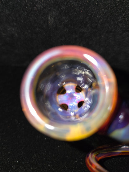 Papa PGlass 14mm Twisty Horn Slide - Amber Purple