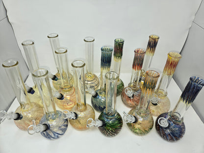 Oregon Made Glass Round Bottom 12" Tubes - Downstem