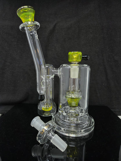 SlugWorth Glass Top Hat Double Bubblers