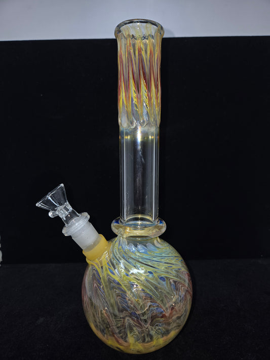 Oregon Made Glass Round Bottom 10" Tubes - Downstem
