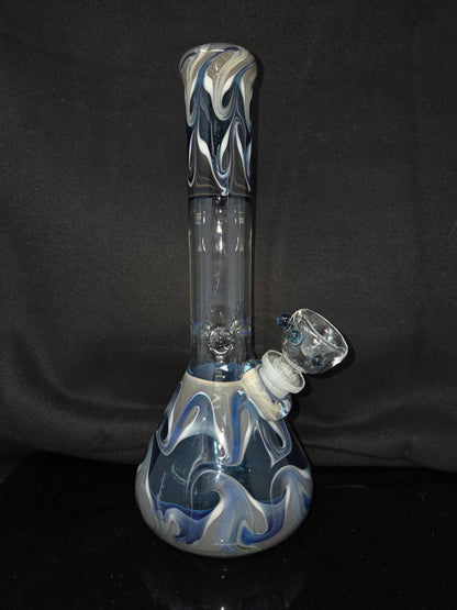 9" 32x4 Clear Full Color Beakers