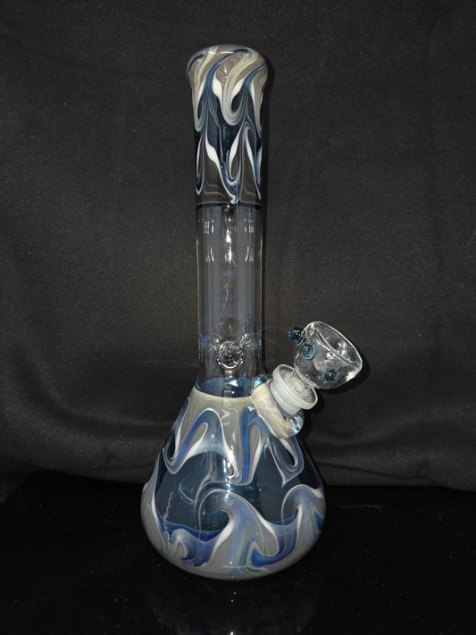 9" 32x4 Clear Full Color Beakers