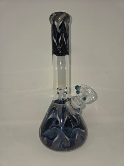9" 32x4 Clear Full Color Beakers