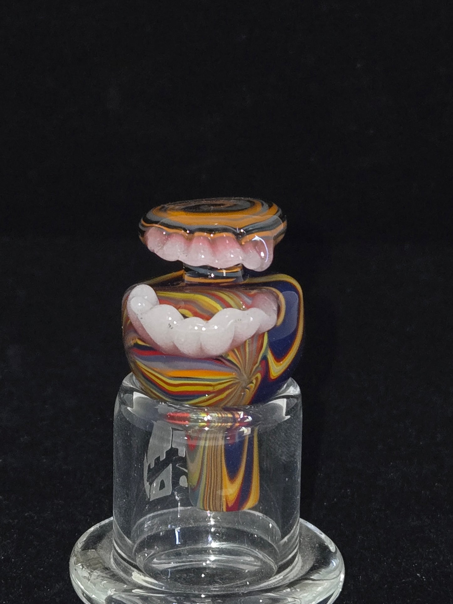 Worked Bubble Caps w/Teeth