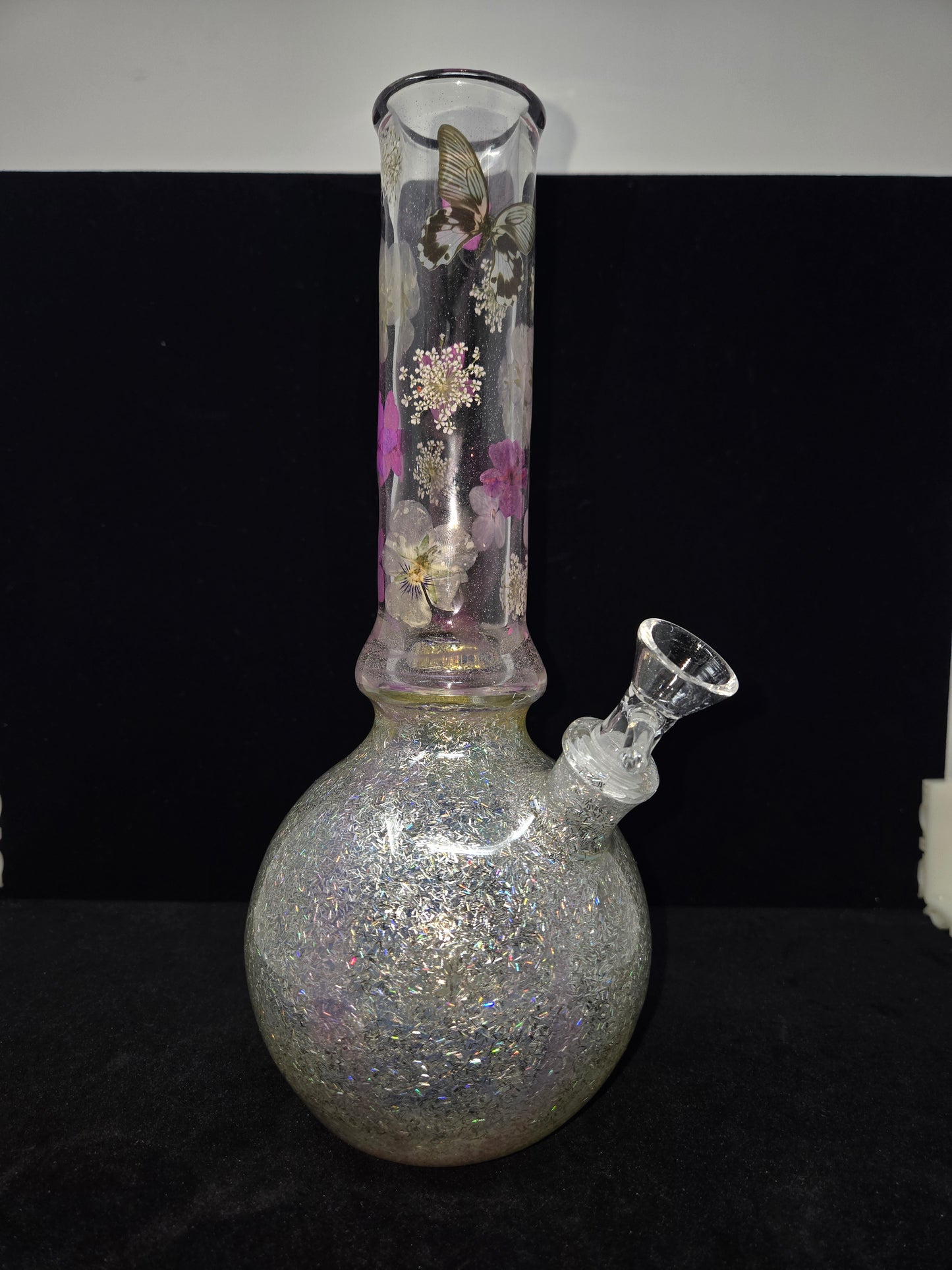 Oregon Made Glass Round Bottom 10" Tubes - Fixed Stem