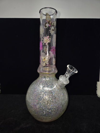 Oregon Made Glass Round Bottom 10" Tubes - Fixed Stem