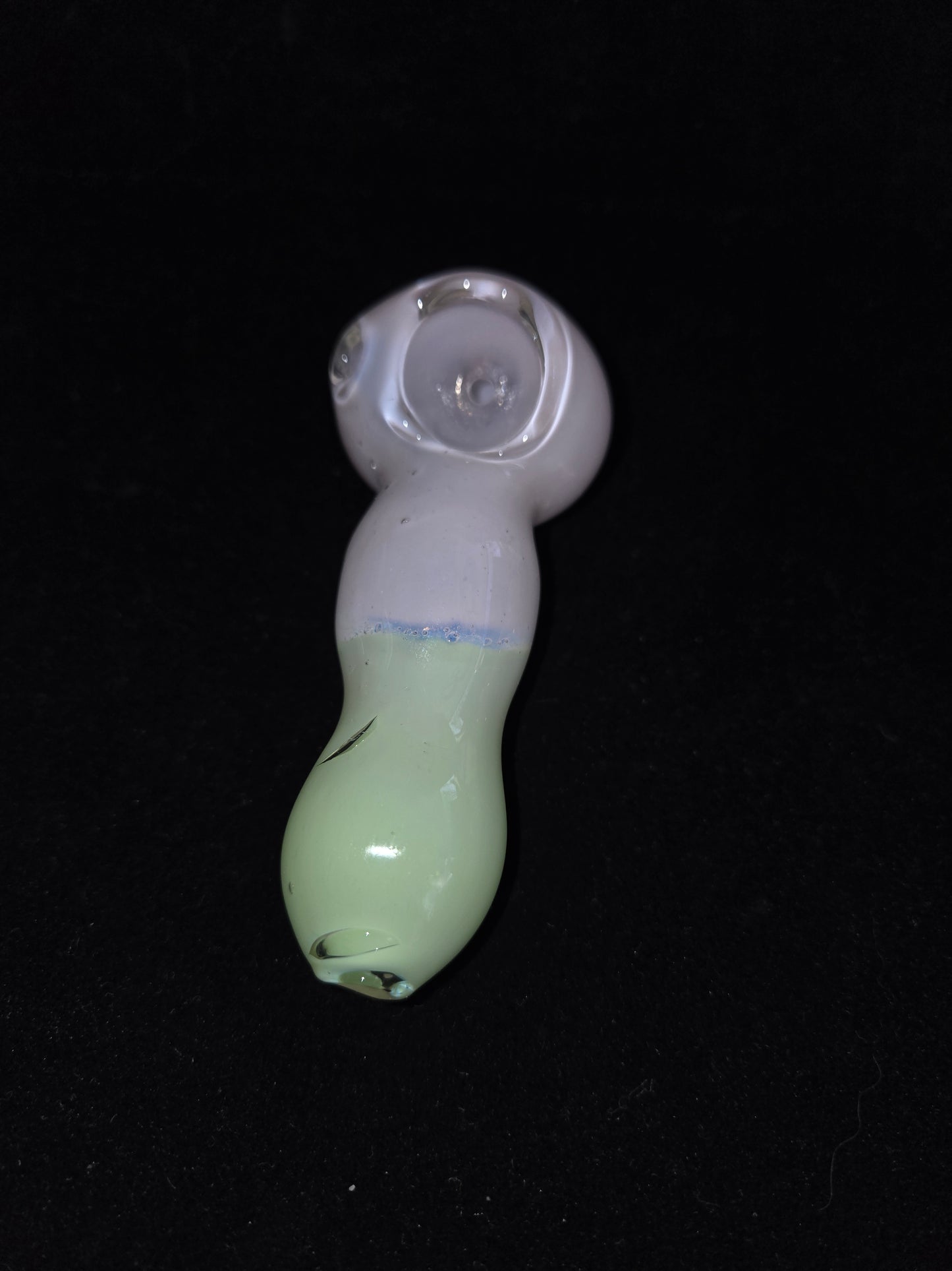 3.5" Milky Slyme Two-Tone Hand Pipe