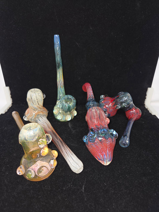 Oregon Made Glass Dry Artsy Pipes