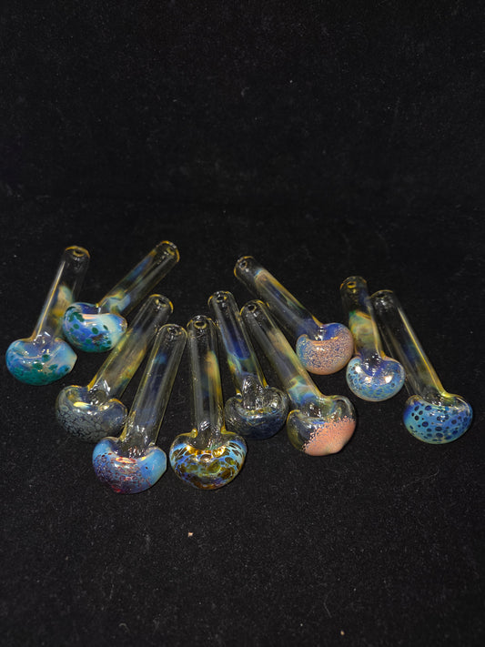 Frit Fumed Spoon Pipes
