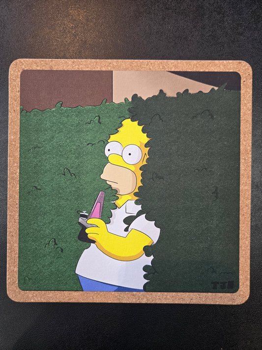 Mattitude Mats 7.25" Square- Huffin Hedge Homer