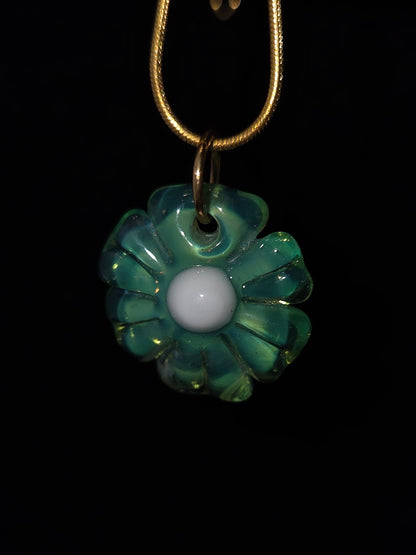 Kyle White Sunflower Pendants