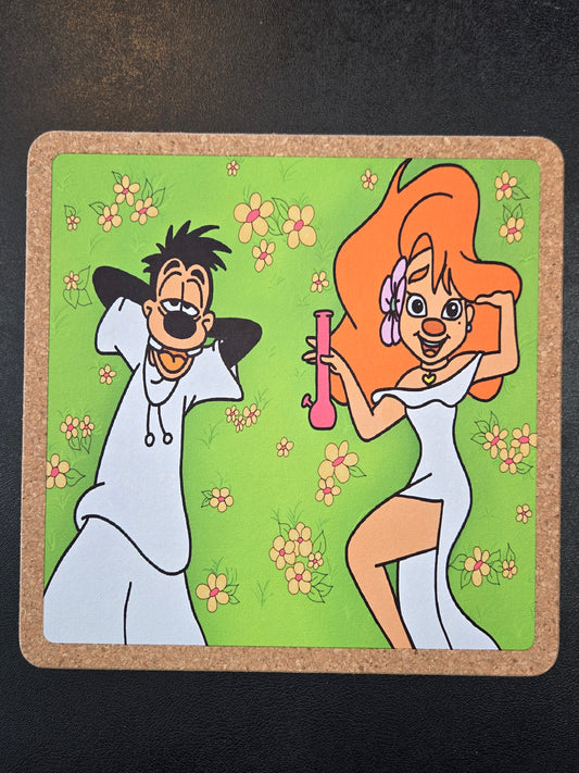 Mattitude Mats 7.25" Square- Max and Roxanne