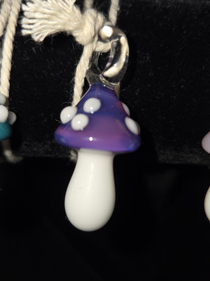 Kyle White Mushroom Pendants