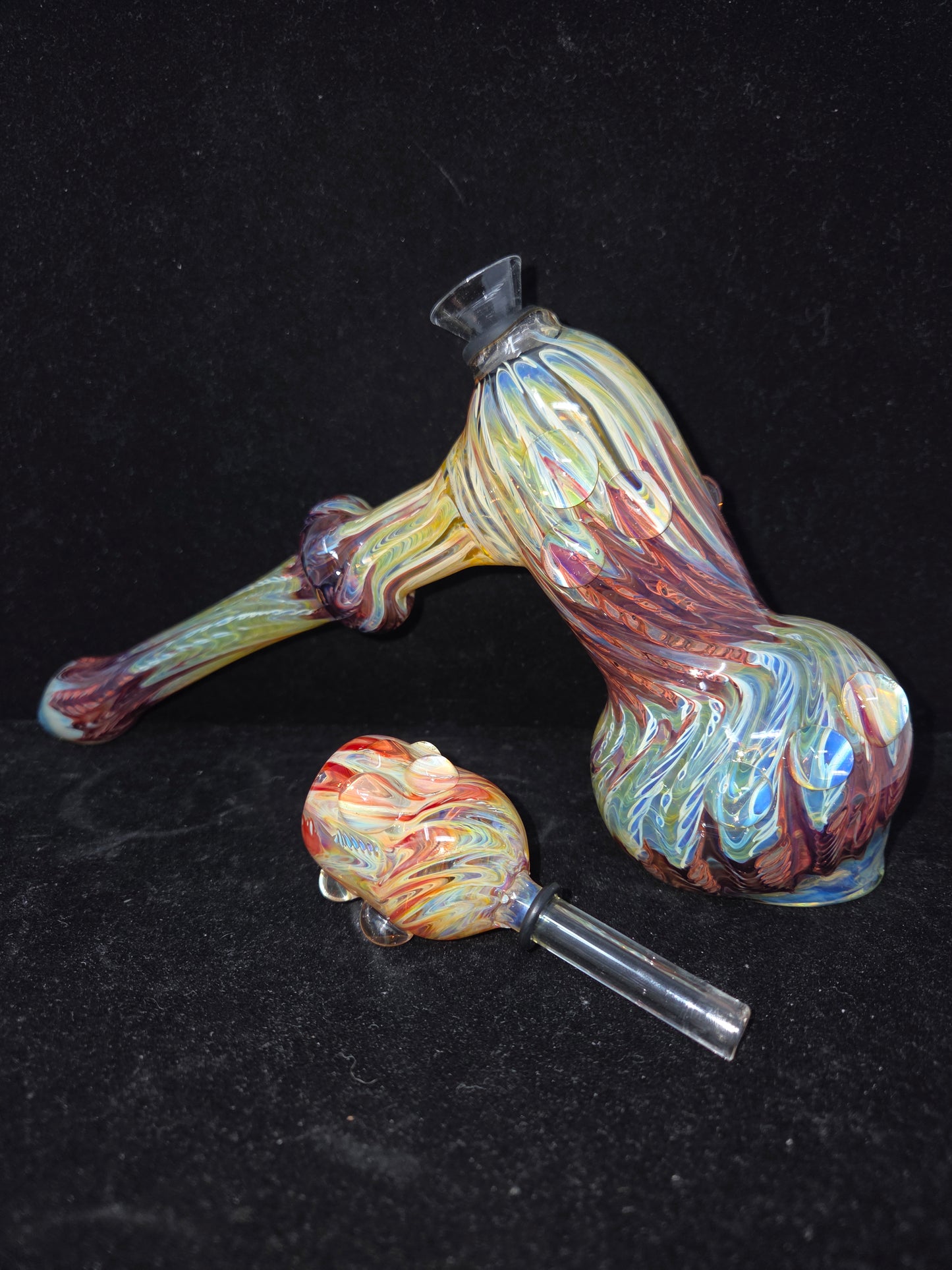 Oregon Made Glass Large Bubblers